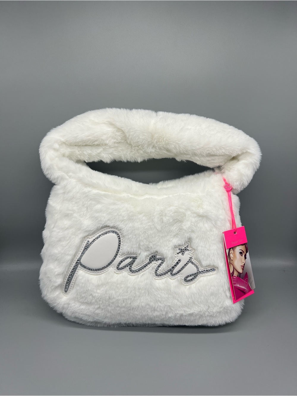 Paris Hilton forever fur baguette purse